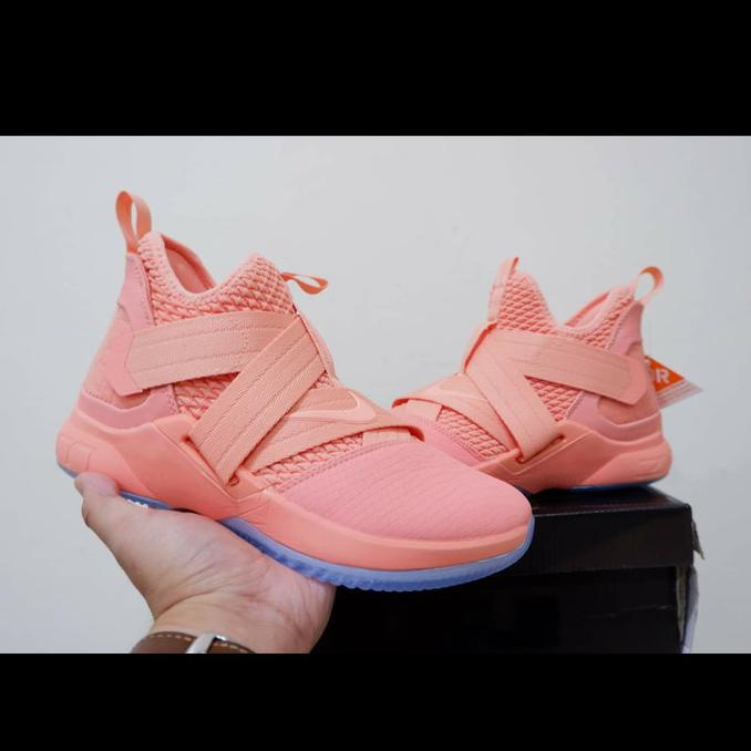 Lebron soldier 12 soft pink Termurah