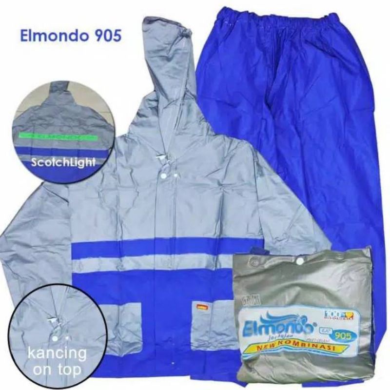 jas hujan elmondo jaket celana new kombinasi 905