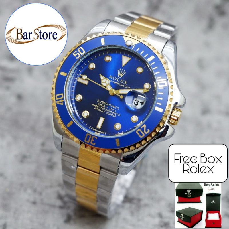 (COD) Men Watch Luminous Pointer Date Active Style Casual Formal, Jam Tangan Pria Premium Mewah Elegant Tanggal Aktif - Bar Store Promo Jam Tangan Bisa COD Bayar Ditempat