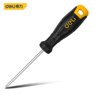 Deli Screwdriver/ Obeng Minus 3x100/150mm & 5x100/150mm Cr-V DL62X1X01-3x100mm