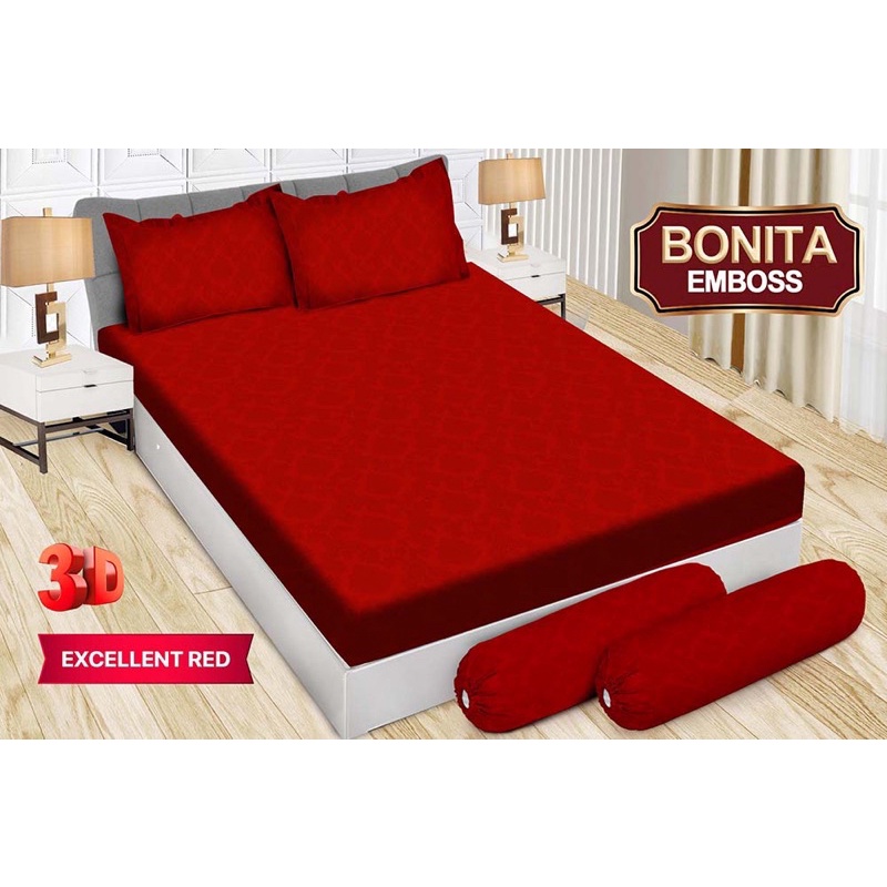 (BISA COD) SPREI BONITA EMBOS UK 180*200 CM DIJAMIN TIDAK LUNTUR