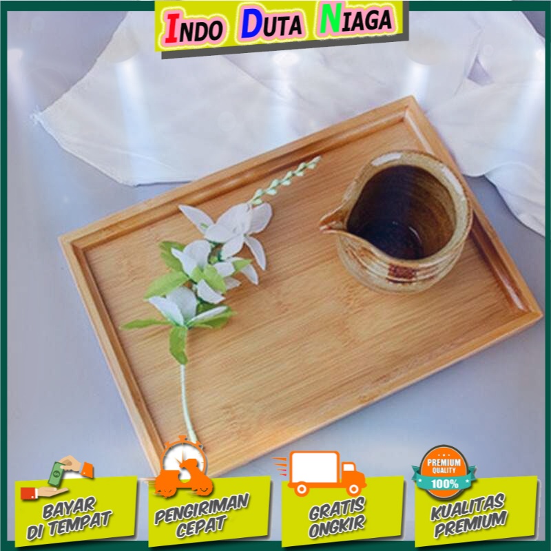 NLSLASI Tatakan Teh China Bamboo Tea Tray - NL30