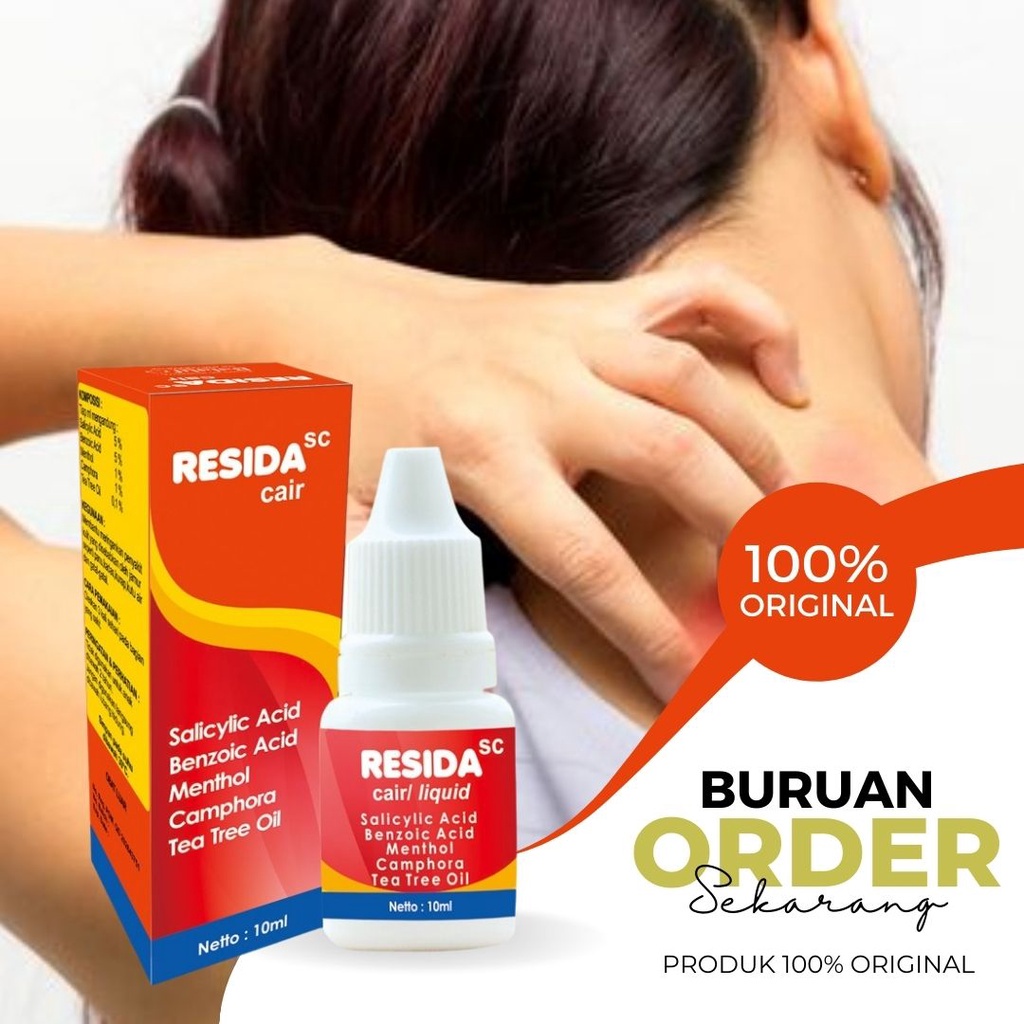 Obat Panu Kadas Kurap Membandel Resida Cair Ampuh 100% Original Paling Ampuh Basmi Jamur Eksim Obat 