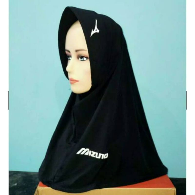 kerudung olahraga/hijab instant/hijab sport-Putih