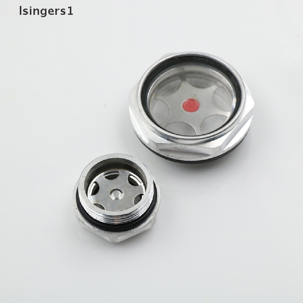 [lsingers1] 16mm-48mm male threaded metal air compressor oil level sight glass Boutique