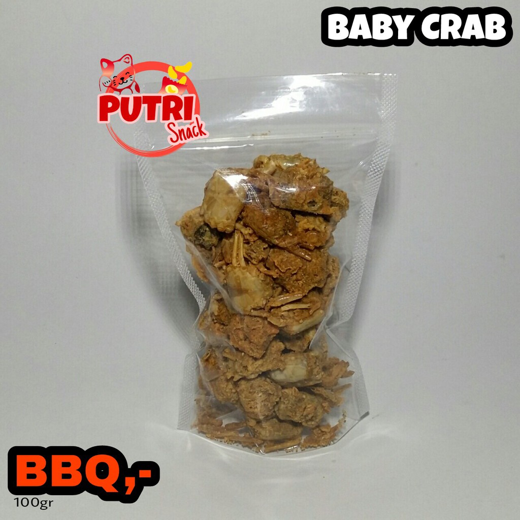 Baby crab crispy cemilan enak 50gr - 100gr