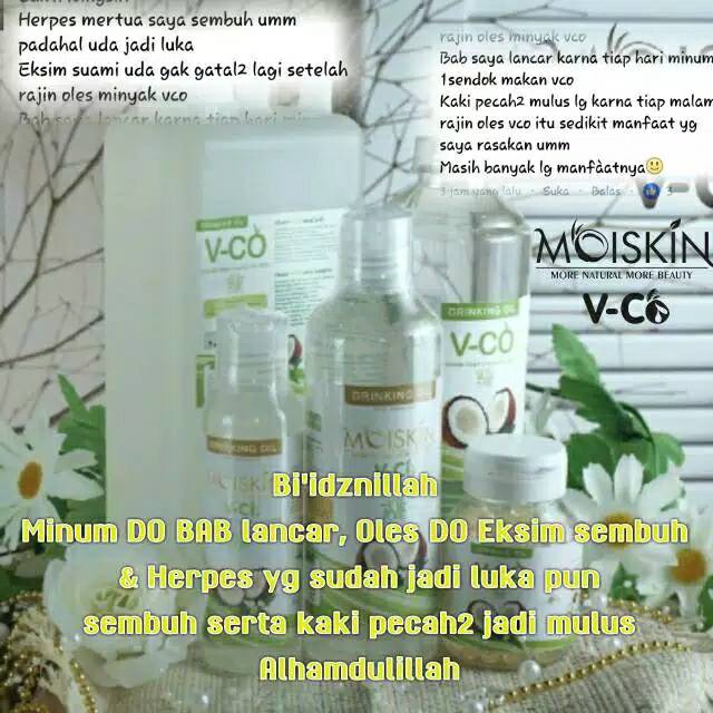 

Virgin Coconut Oil 500ML / Drinking Oil Moraskin VCO / Moiskin VCO