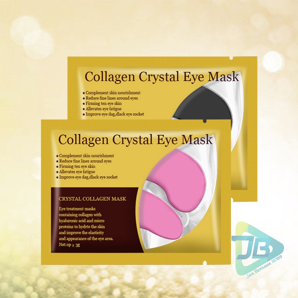 RT24 Masker Mata Crystal Collagen Gel Eye Mask gold Moisturizing Anti Aging penghilang kantung mata panda JB5246