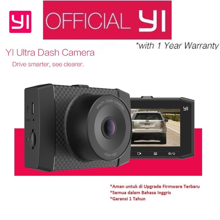 Xiaomi Yi Ultra Ultra Dash Cam 2.7K Resolusi with Voice Control Camera