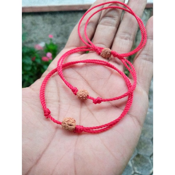 Gelang biji bidara tali merah | Asli bidara arab SIDR | ready galih asem nagasari pipa once tasbih k