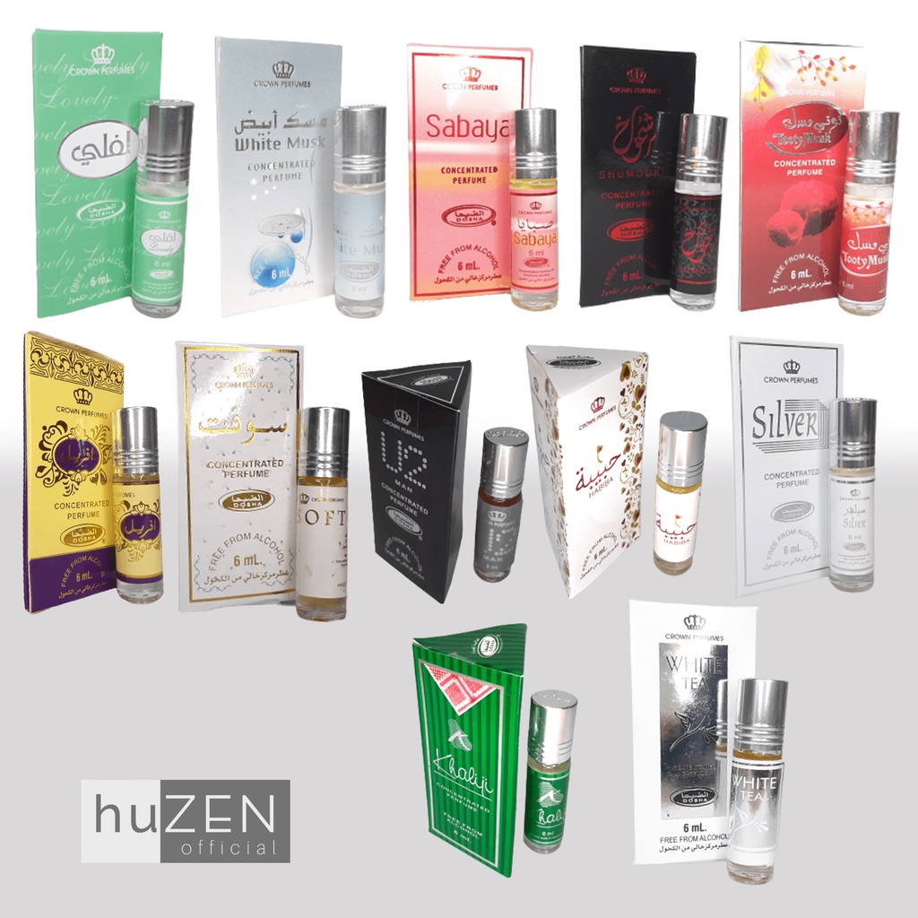 CROWN PERFUMES DOBHA FREE ALCOHOL