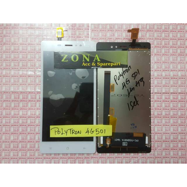 LCD + TOUCHSCREEN POLYTRON ZAP 6 4G 501 FULLSET