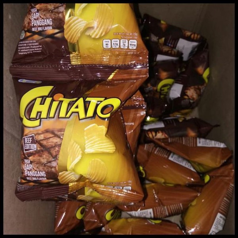 

Chitato Sapi panggang( BBQ ) 1renteng