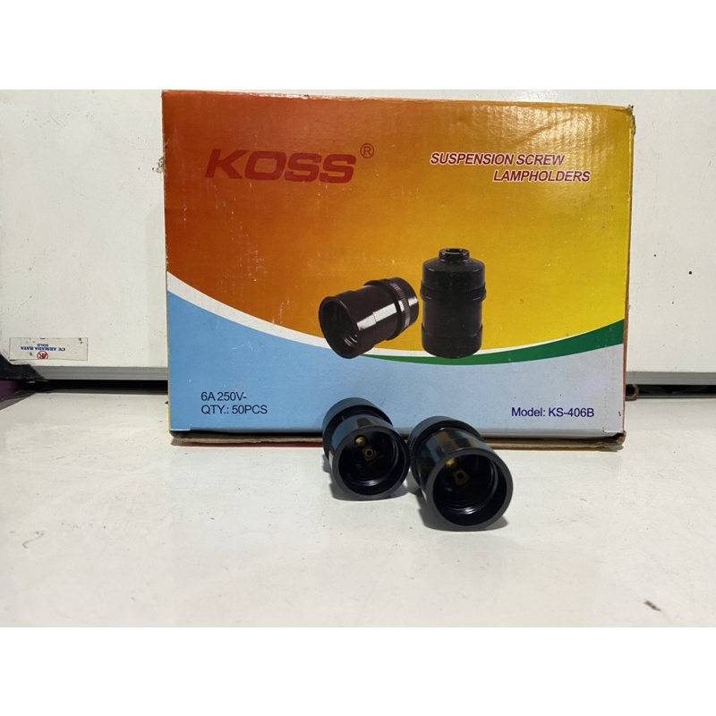 KOSS Fitting gantung Hitam Model Broco Tebal