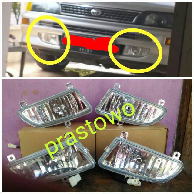 Foglamp lampu kabut great corolla