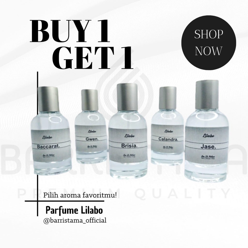 [BUY 1 GET 1]Parfume Lilabo - Eau De Parfume Unisex Best Seller - Parfum Baccarat Calandra Jase Brisia inspired by Andinskin