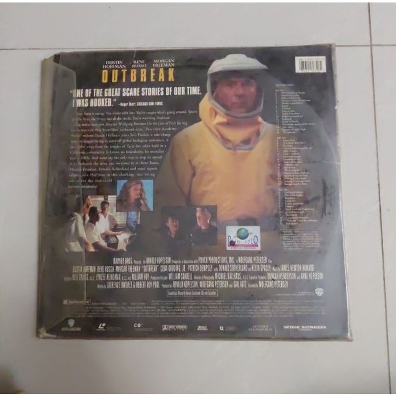 Kaset Laser disc Out Break