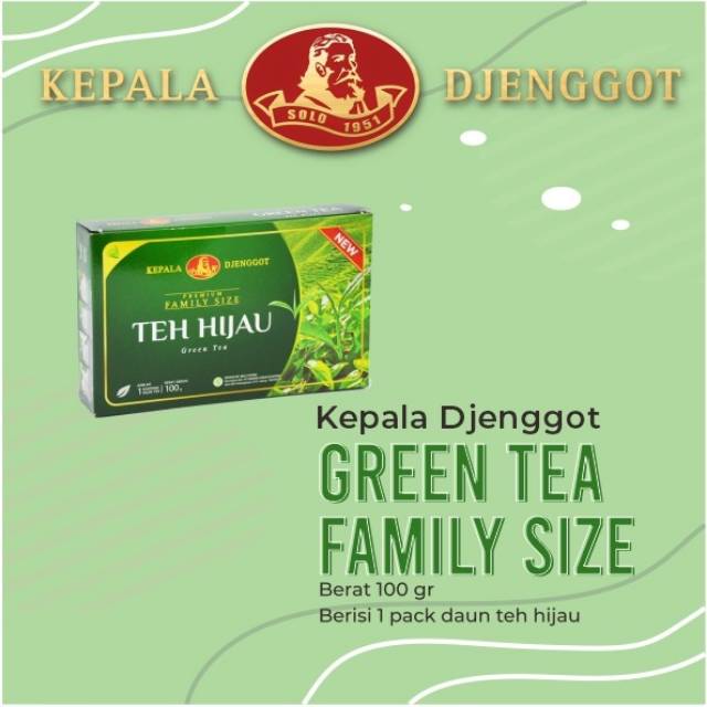 

Kepala djenggot green tea family size