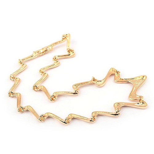 Hu Hu Hu Hu Hu Alat Bantu Pasang Kacamata♡ Kalung Choker Rantai Model Gelombang Gaya Korea Untuk Wanita