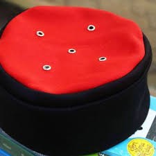 Peci Songkok Kopiah Topi Maiyah CAK NUN - HITAM atas MERAH - Aneka Warna - Nahdlatul Ulama Terbaik