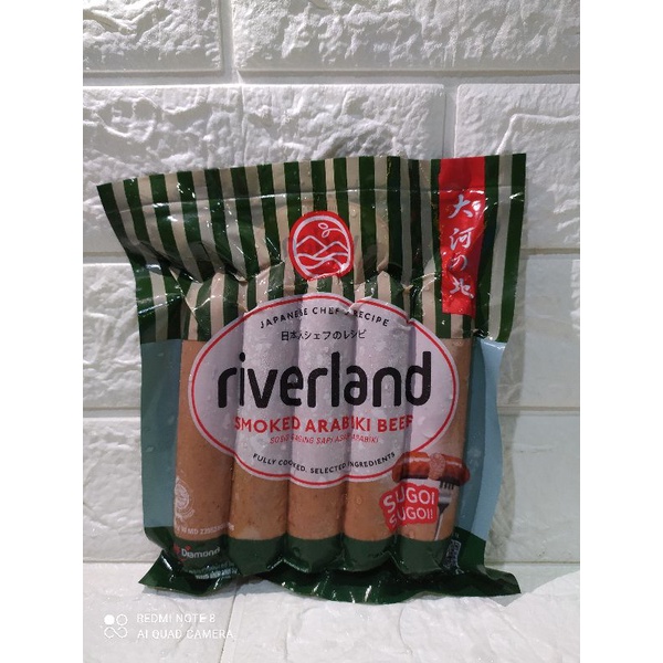 

Riverland Smoked Arabiki Beef Sausage Sosis Daging Sapi Arabaki 360Gr