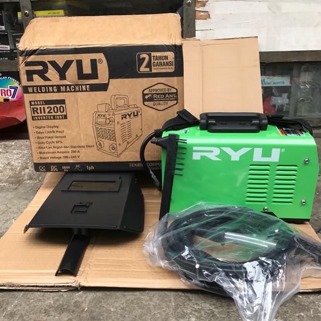 Mesin Las Trafo las Travo Las Inverter 120A, 160A, 200A Ryu