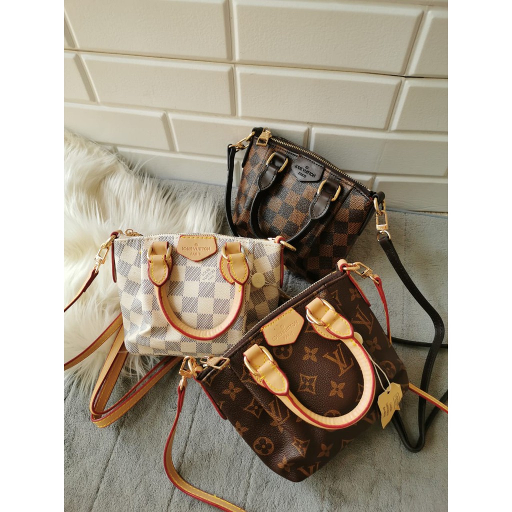 LV TURENNE NANO CANVAS MINI BAG / TAS IMPORT MURAH