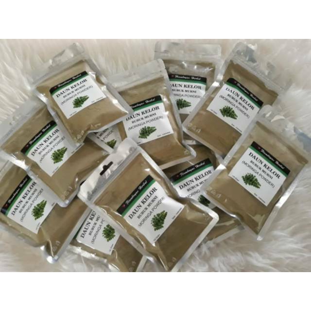 

Daun Kelor Bubuk 100gram - Serbuk Halus Daun kelor - Moringa Oleifera - Moringa Leaf Powder