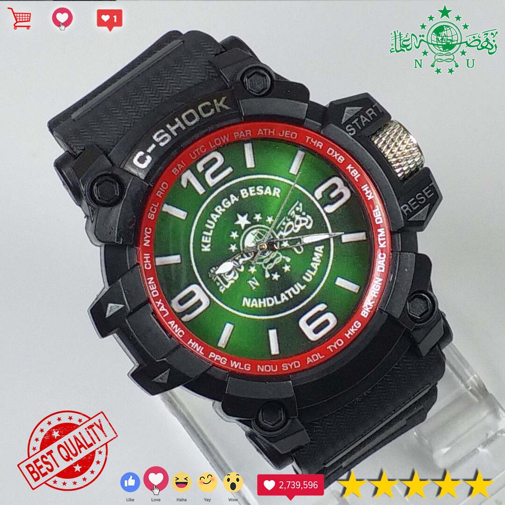 (SPECIAL EDITION) JAM TANGAN NAHDLATUL ULAMA {LIST MERAH}