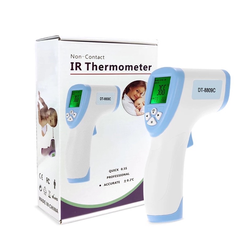 DT8809c Infrared Thermometer Pengukur Suhu Badan