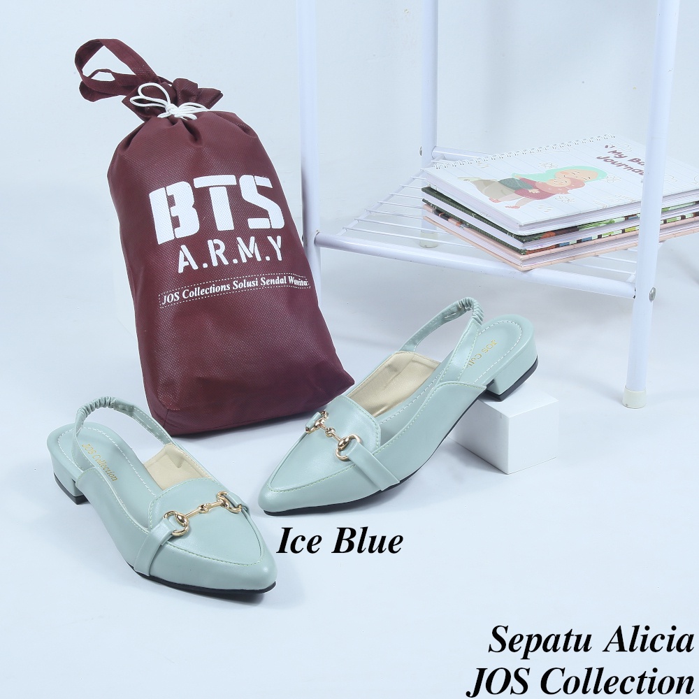 Sepatu Mules Wanita Heels Hak 3 cm  - Alicia by JOS Collection