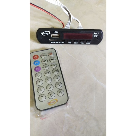 MODUL kit MP3 Player audio USB Radio Decoder 12v non Bluetooth