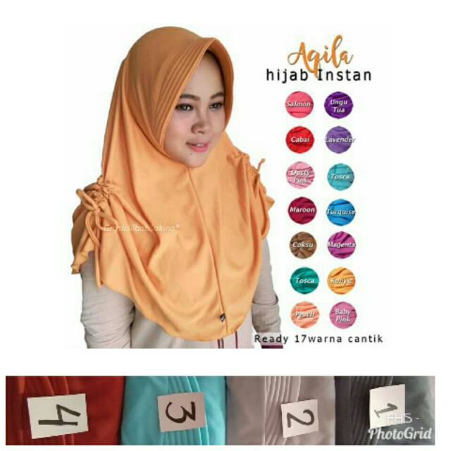 Hijab/jilbab/kerudung serut samping