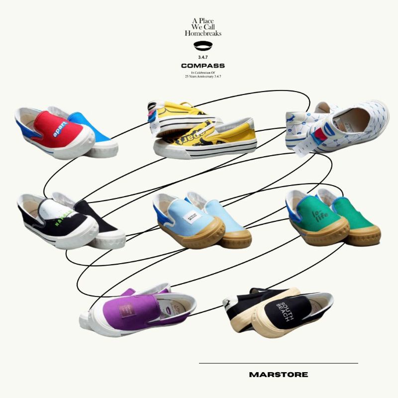 Slip On UNKL 347 [ Sepatu Compass ]