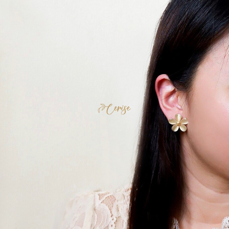 Anthea Earrings | Anting tusuk korea bunga cantik aksesoris wanita korean style trendy stylish