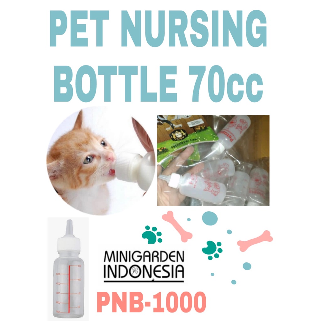 DOT SUSU ANJING KUCING PNB 1000 botol susu hewan 70CC pet nursing bottle