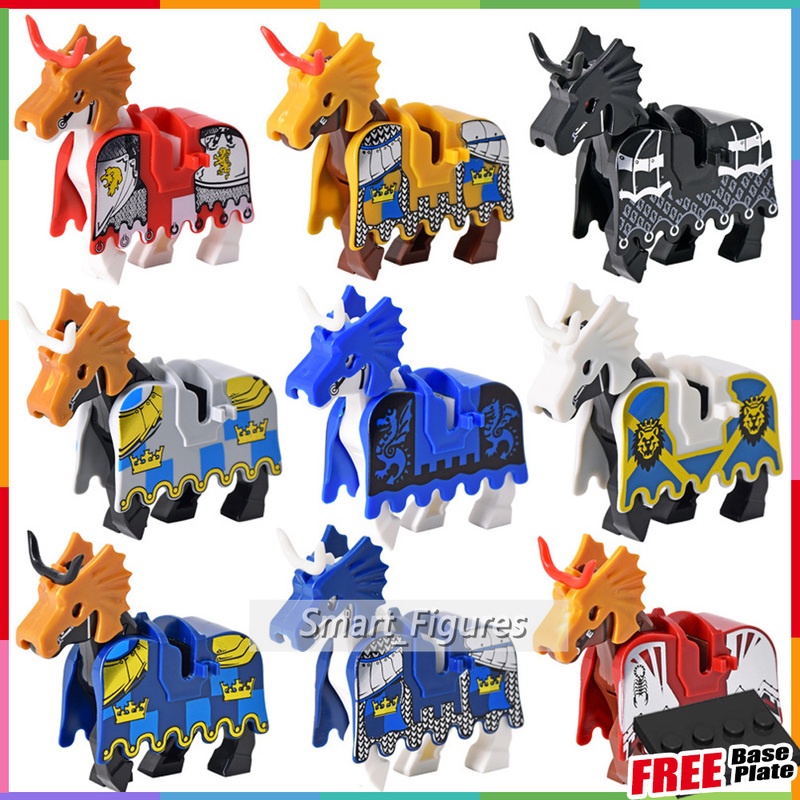 Mainan Action Figure Minifigures Shadow Knight Warhorse Untuk Hadiah