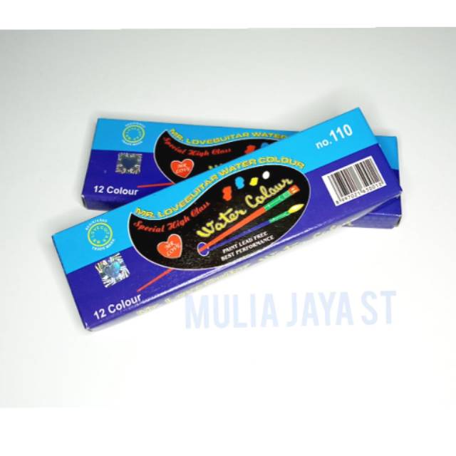 

Water Colouur Guitar 12 warna / Cat air 12 warna