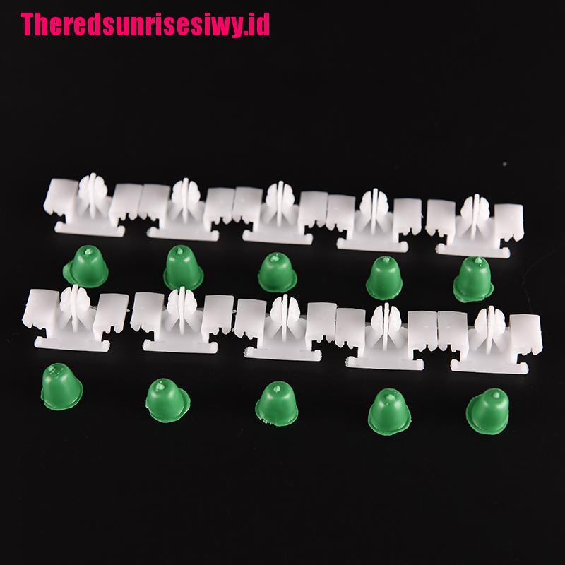 【Theredsunrisesiwy.id】10x Exterior Door Side Fender Body Fastener Moulding Trim Clips For BMW E46 E36