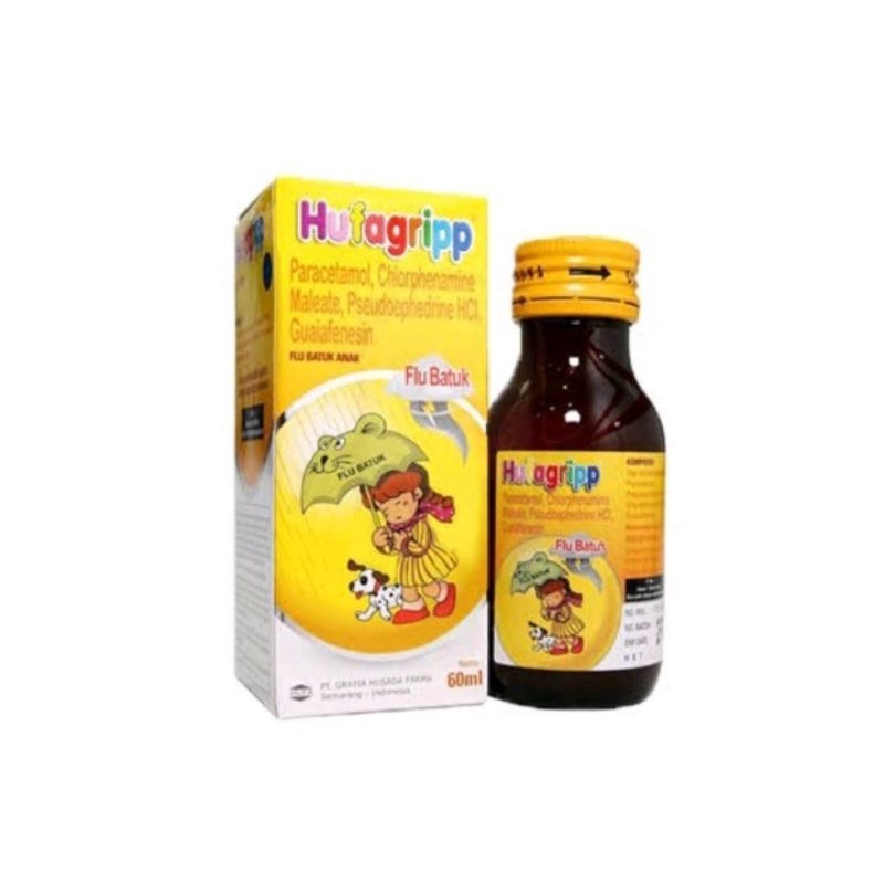 

Hufagripp Flu Batuk Sirup 60ml Kuning