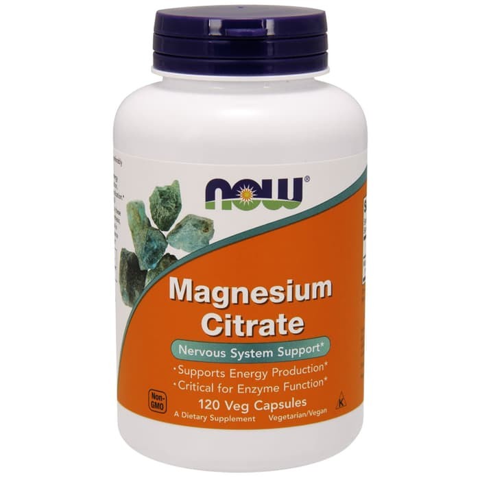 Now Foods Magnesium Citrate (120 Veg) Now Magnesium Citrate