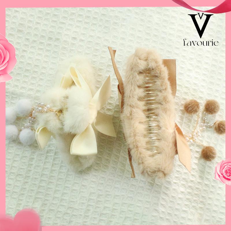 [COD]Klip Rumbai Mewah Hiu Hiasan Kepala Jepit Rambut Besar-FA