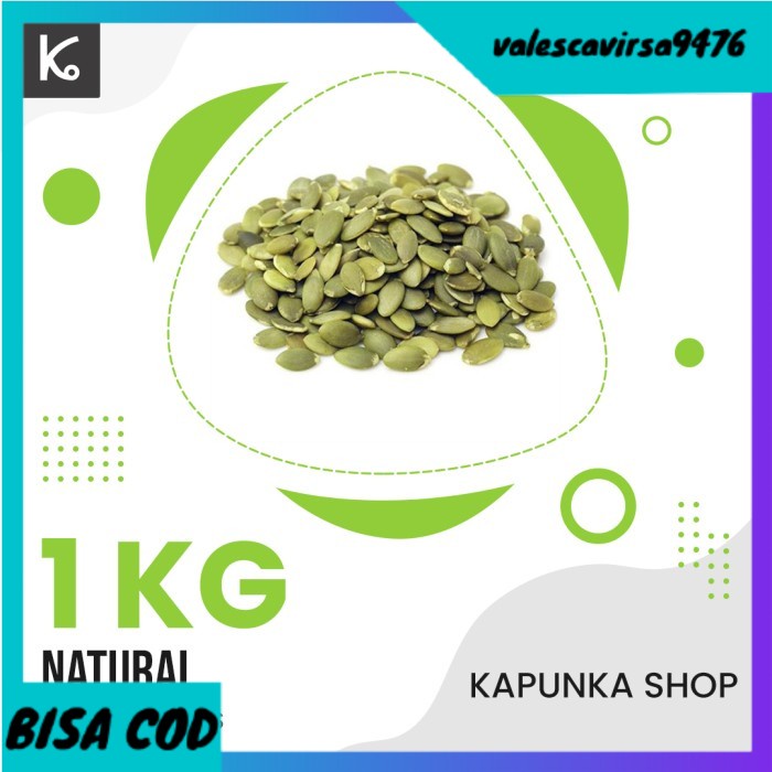 

⭐BISA COD⭐ Pumpkin Seed 1kg/ biji labu / cemilan sehat/pepita 1kg