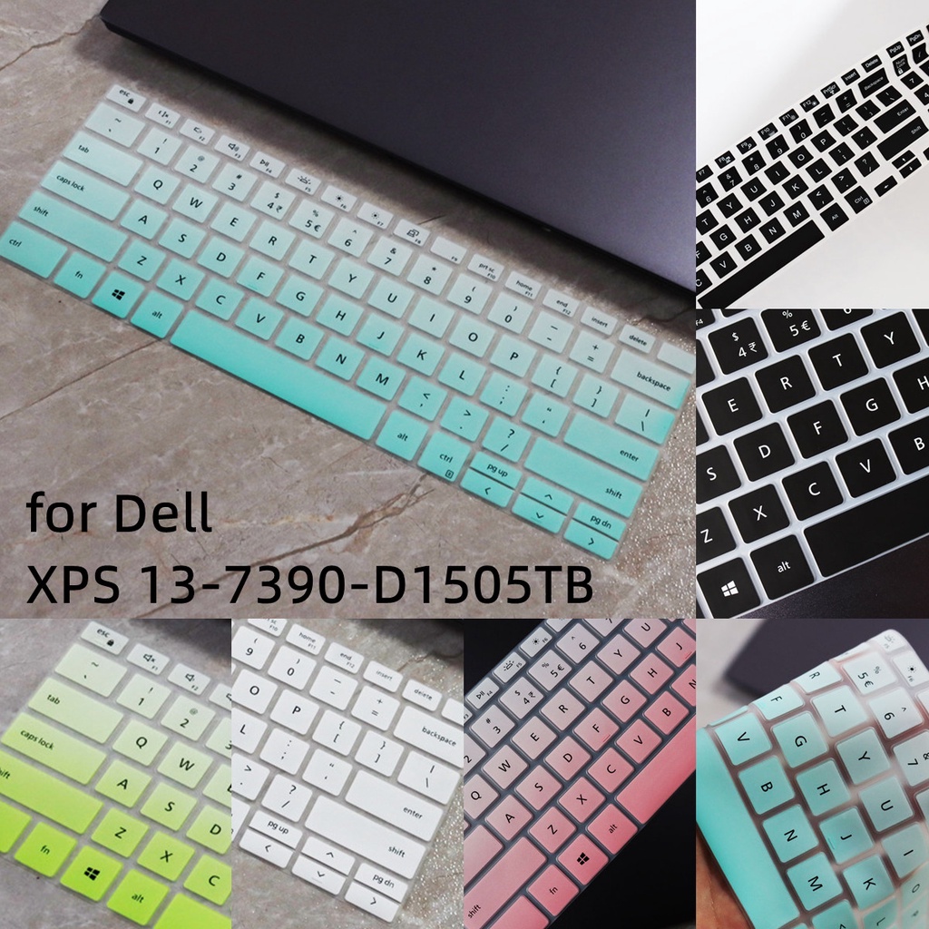 Cover Pelindung Keyboard Silikon Ultra Tipis Anti Air / Debu Untuk Dell XPS13-7390 XPS 13-7390-D1505TB 13.4 &quot;