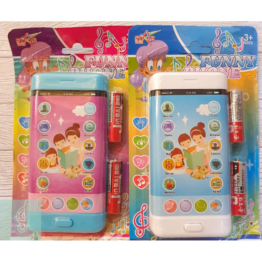 BEST SELLER Mainan Music Phone Handphone Telephone ST25-H5 - Mainan Anak Perempuan Handphone anak  musik Murah meriah