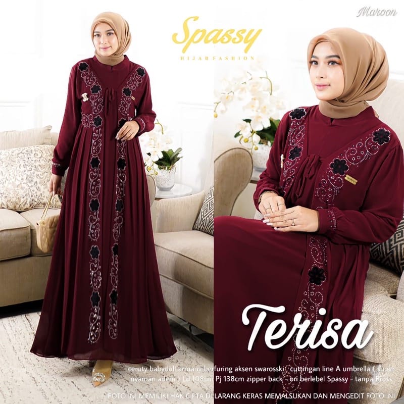 Terisa Dress || Fashion Muslim terbaru Agustus 2022 || Terisa