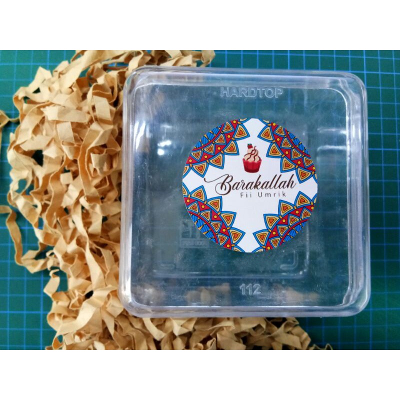 

sticker hampers barakallah bulat M 5.5cm 35 pcs