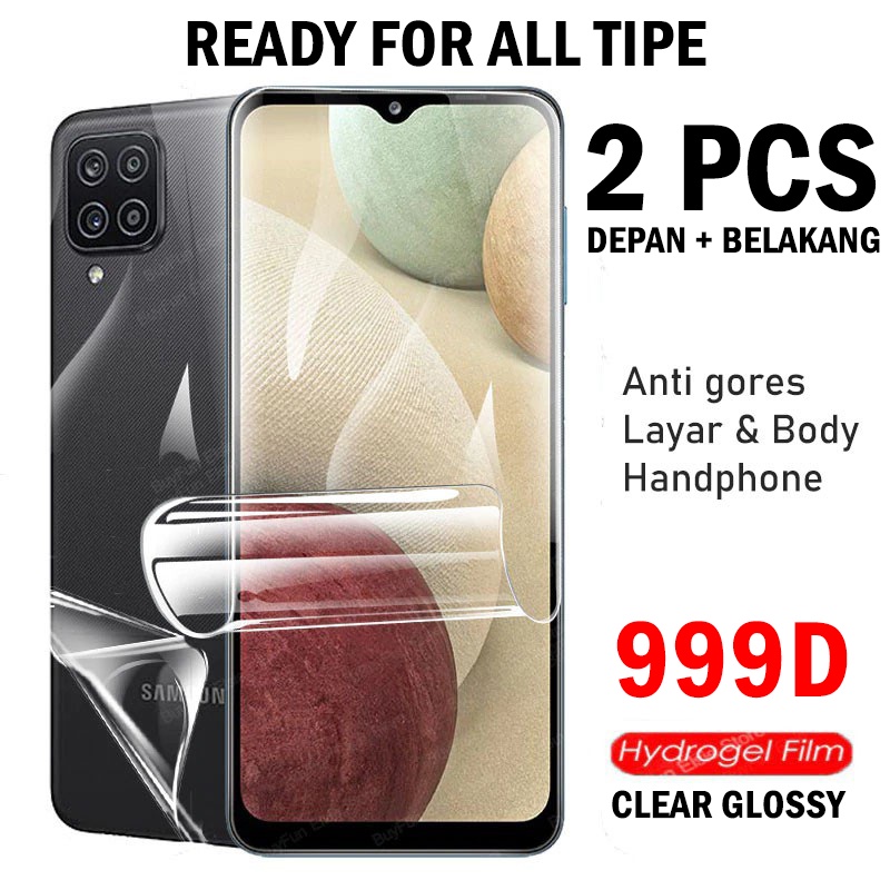 SAMSUNG S21 / S21 PLUS / S21 ULTRA / S21 FE anti gores film hydrogel clear non tempered glass depan 