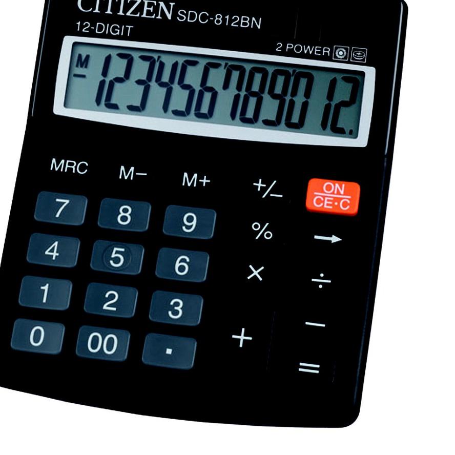 

Kalkulator Citizen SDC-812BN 12 Digit / 2 Power / Kalkulator CT 812BN ✔
