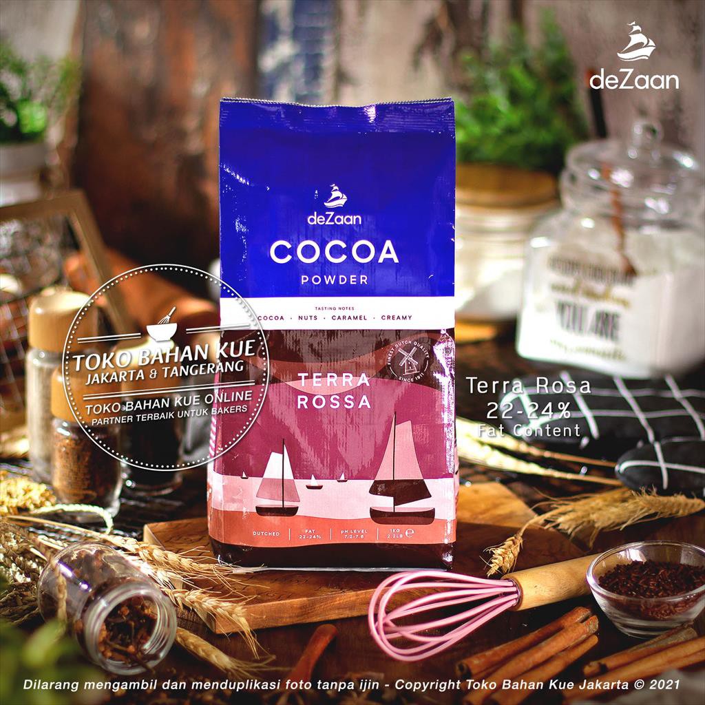 Dezaan - Cocoa Powder Terra Rossa 1kg Pure Cocoa Bubuk Premium Murni